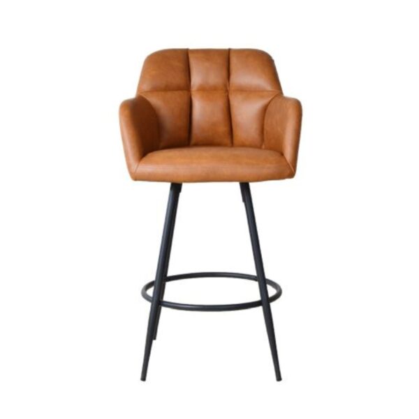 BANCO AGF X-5117B CAFE BASE 4 PUNTAS PINTADA