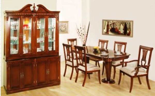 COMEDOR DARA ISABELINO 8S, C/PATA GARRA