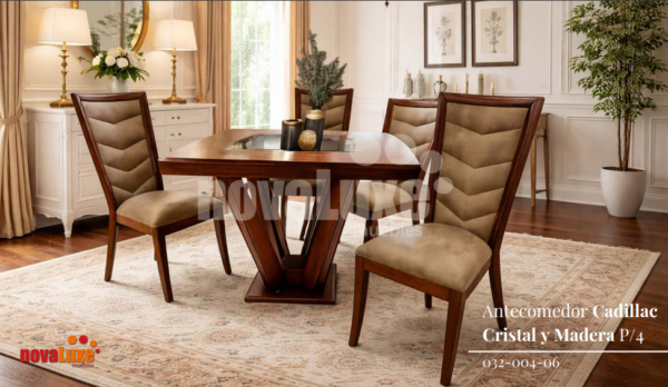 ANTECOMEDOR DARA CADILLAC 04 S ENCHAPADO RAIZ OLMO