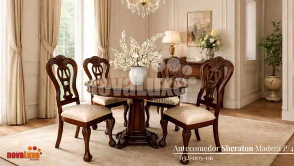 ANTECOMEDOR DARA SHERATON 04 SILLAS