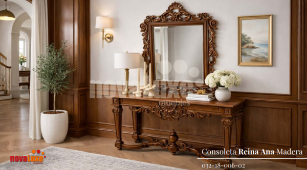 CONSOLETA DARA REINA ANA C/LUNA