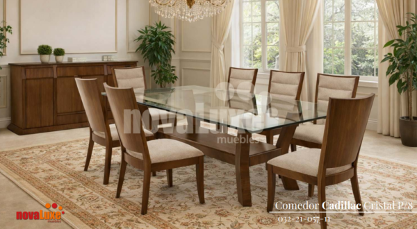 COMEDOR DARA CADILLAC 08 S RECT CUB/CRISTAL