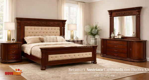 RECAMARA DARA AUSTRIACA KS C/PIECERA C/TARIMA